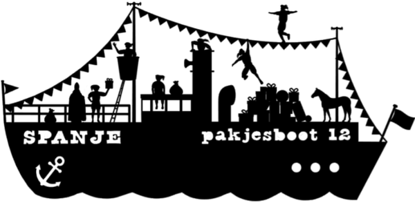 Raamsticker - Pakjesboot 12