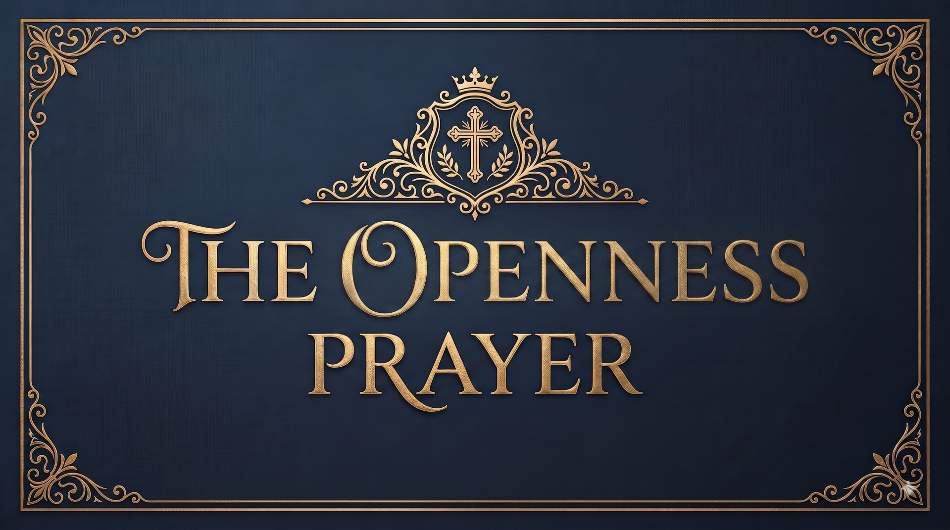 The Openness Prayer