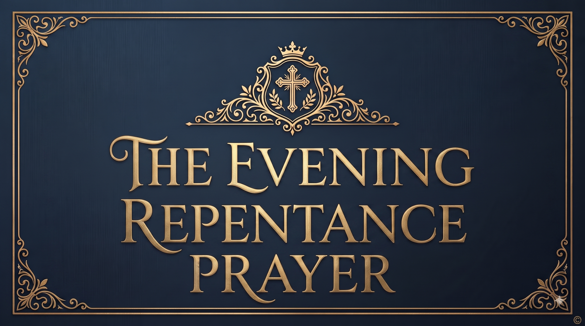 Simple Evening Repentance