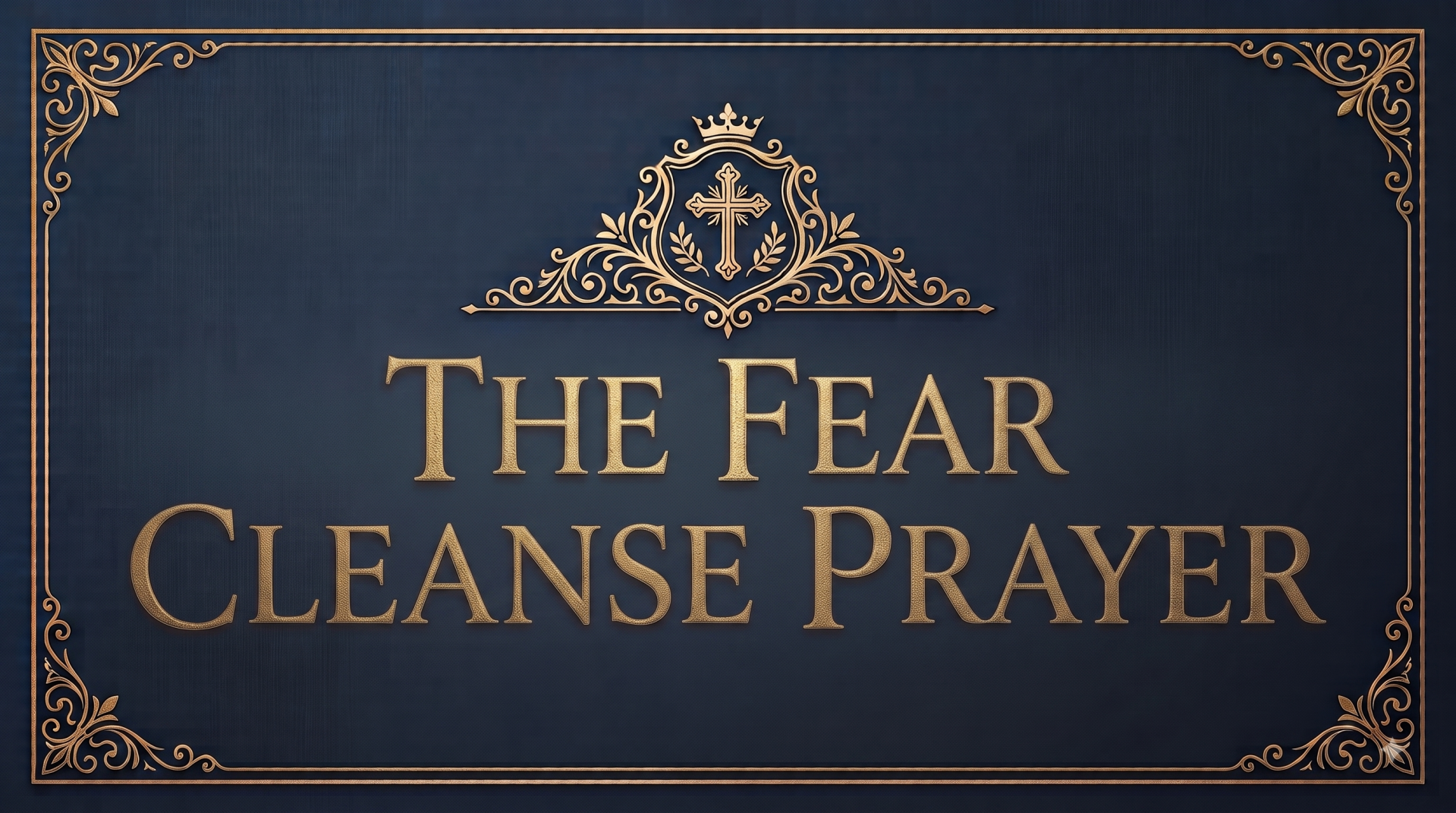 The Fear Cleanse Prayer