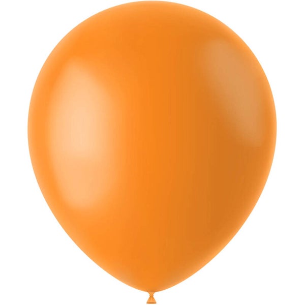 Ballonnen oranje mat 33cm