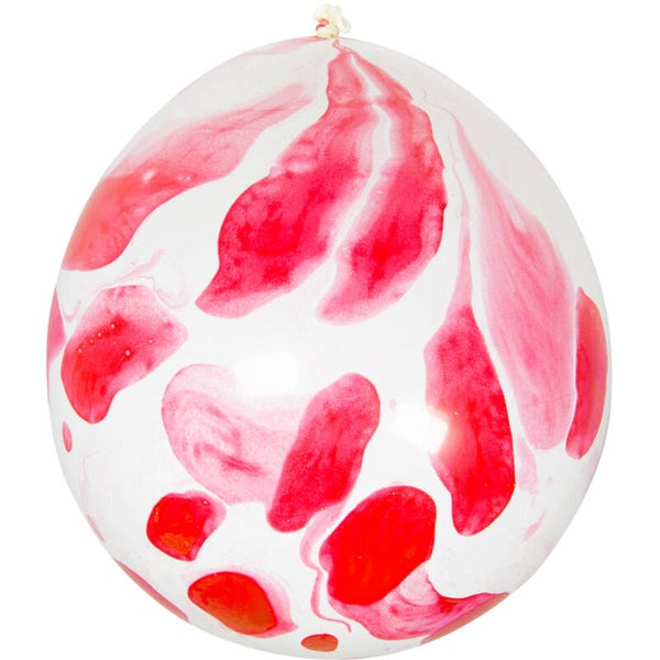 Ballonnen Bloed Rood 30cm - 6 stuks