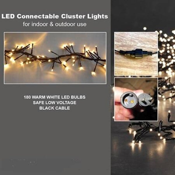 Clusterlights kerstlampjes - 3 meter