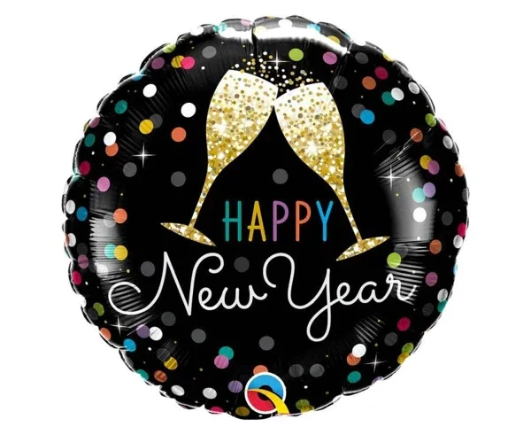 Happy New Year ballon - 46 cm