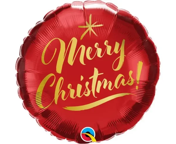 Folieballon Merry Christmas- 46 cm