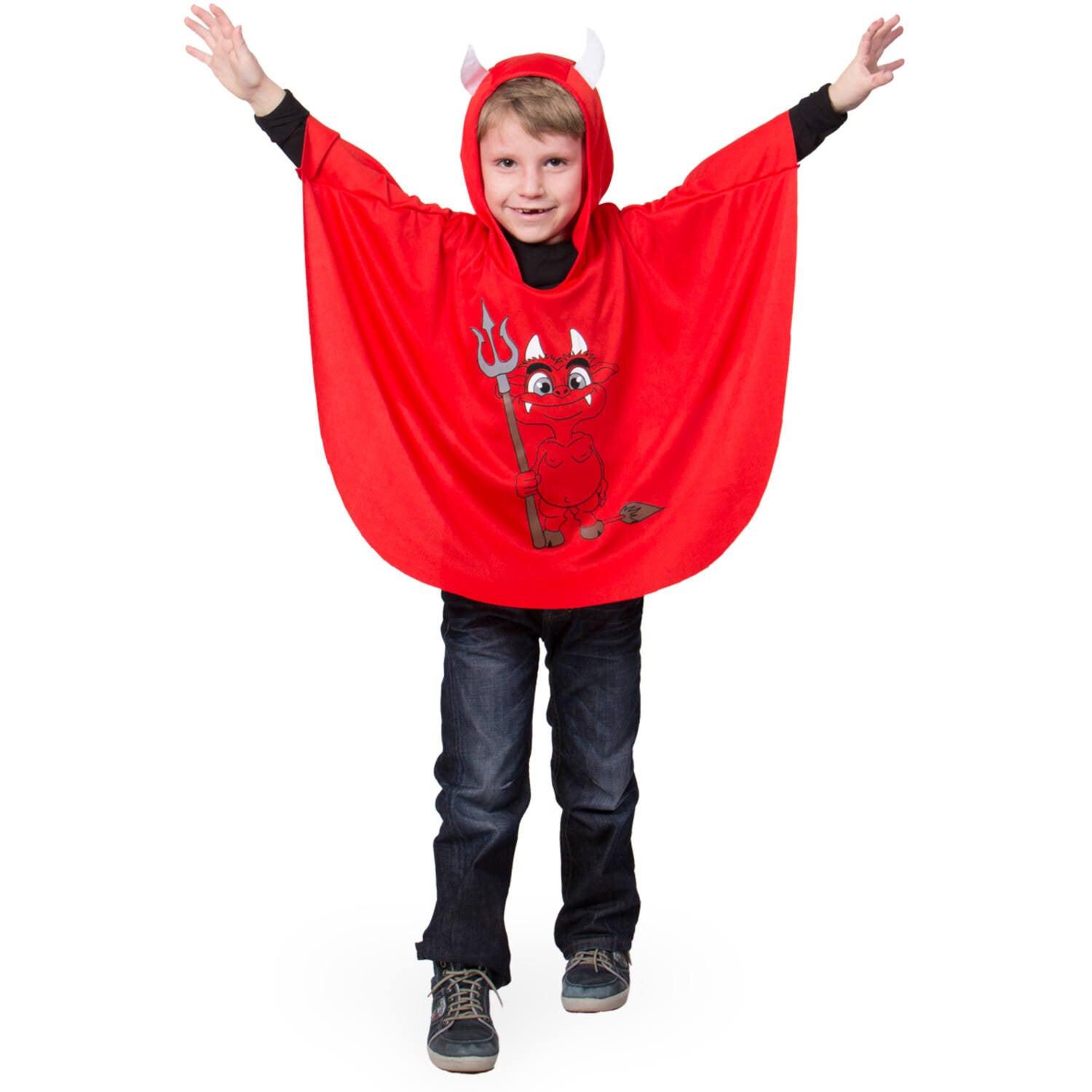 Rode duivels cape - 116-134