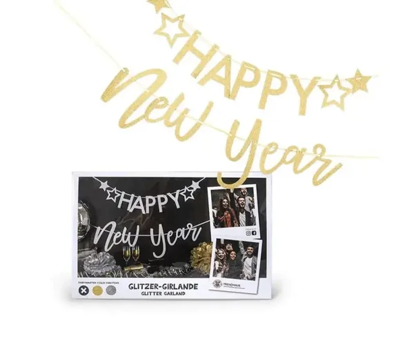 Happy New Year Glitter - 2.5 m