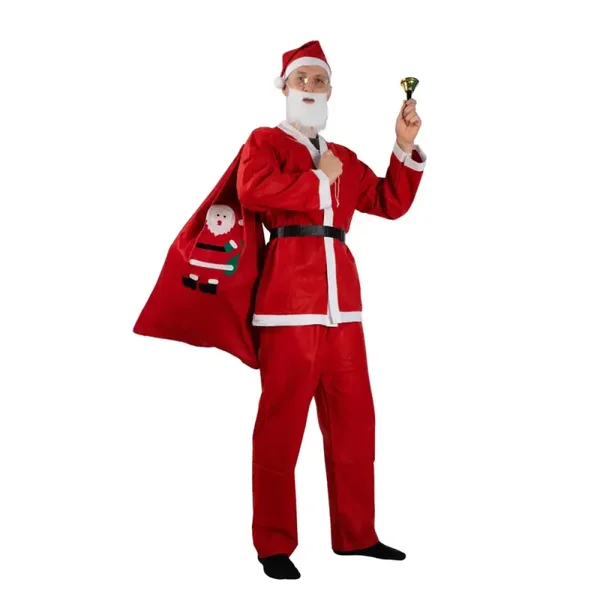 Kerstman kostuum 8 delig