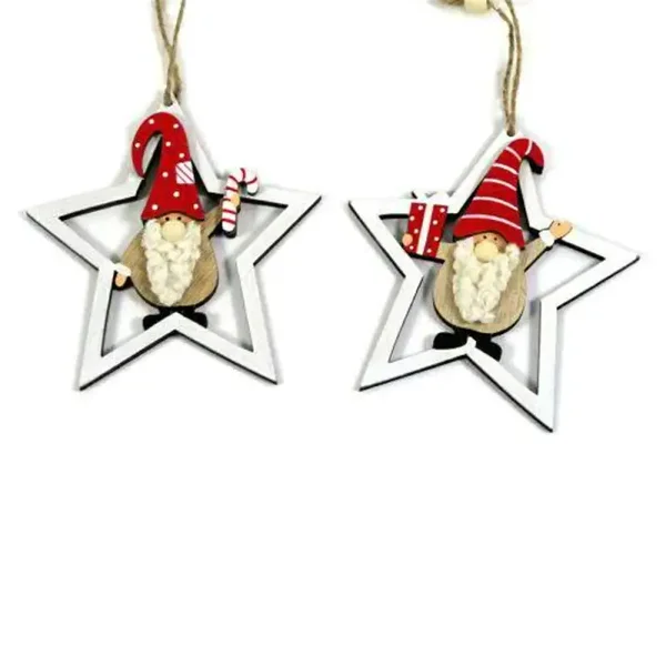 Kerstster - met kerstkabouter