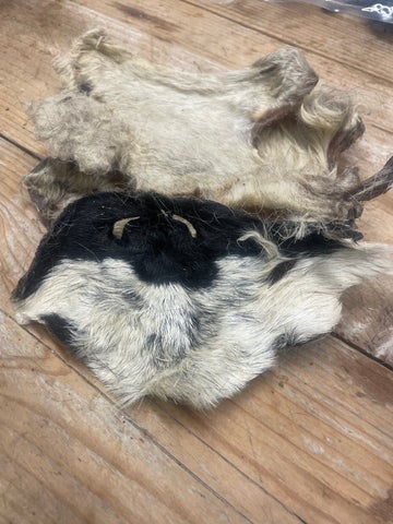 Lamshuid platen met vacht 200gr