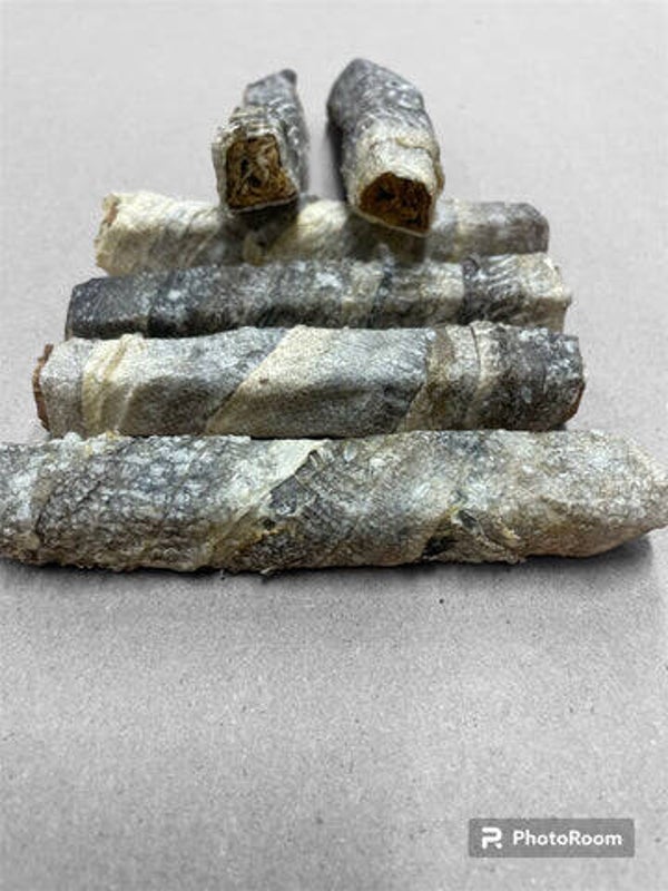 Kabeljauwhuid staven met kabeljauw pate 100Gr