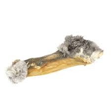 Konijnenhuid met vacht 200Gr