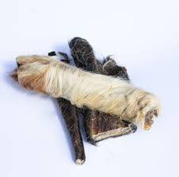 Runderkophuid kort met vacht