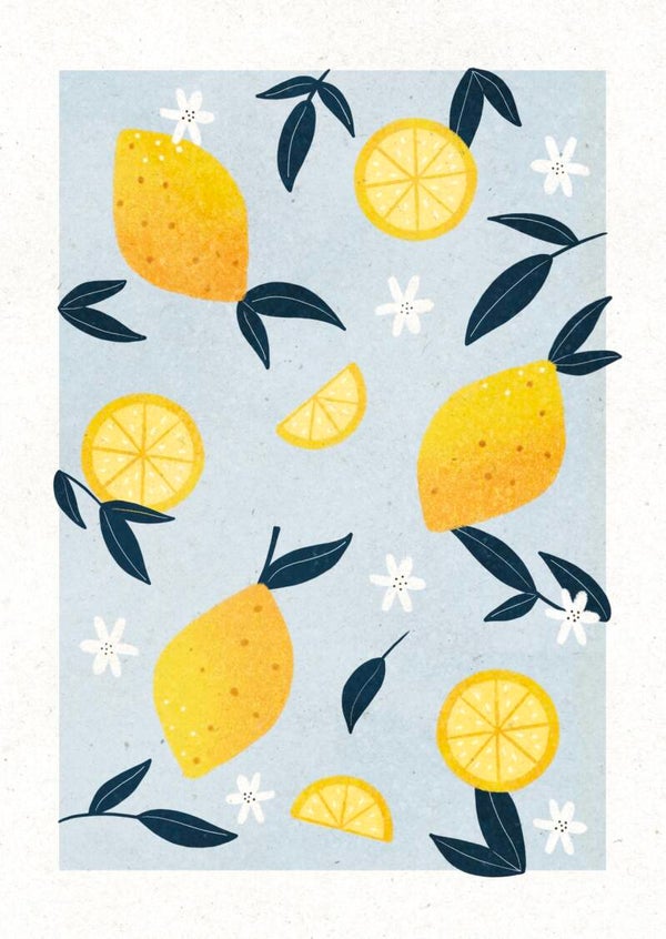 Wenskaart citroenen