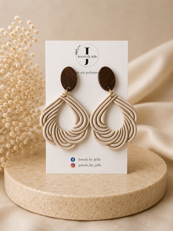 JEWELS BY JELLE -  Liz beige