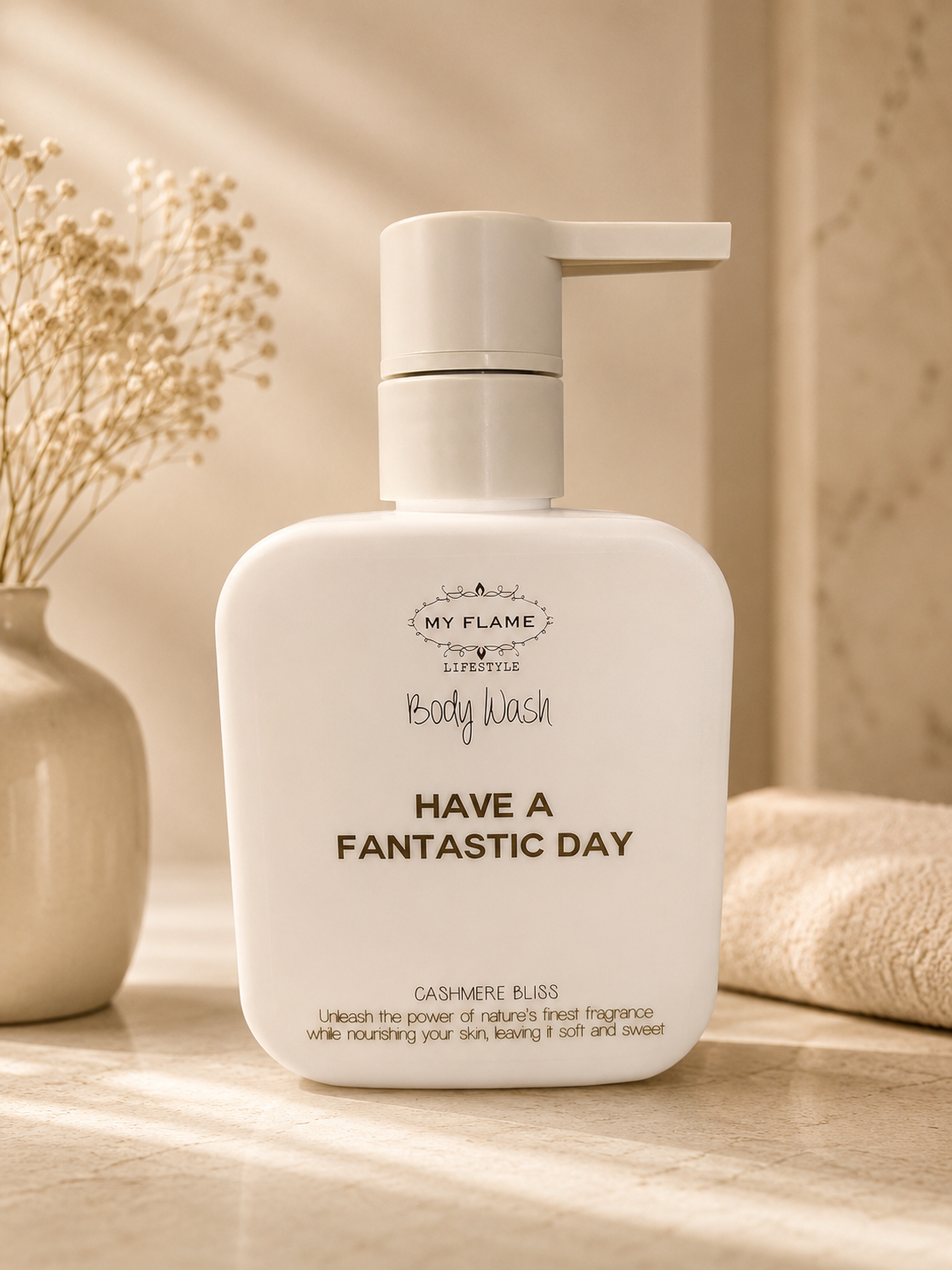 MY FLAME - Douchegel Cashmere Bliss “Have a fantastic day”