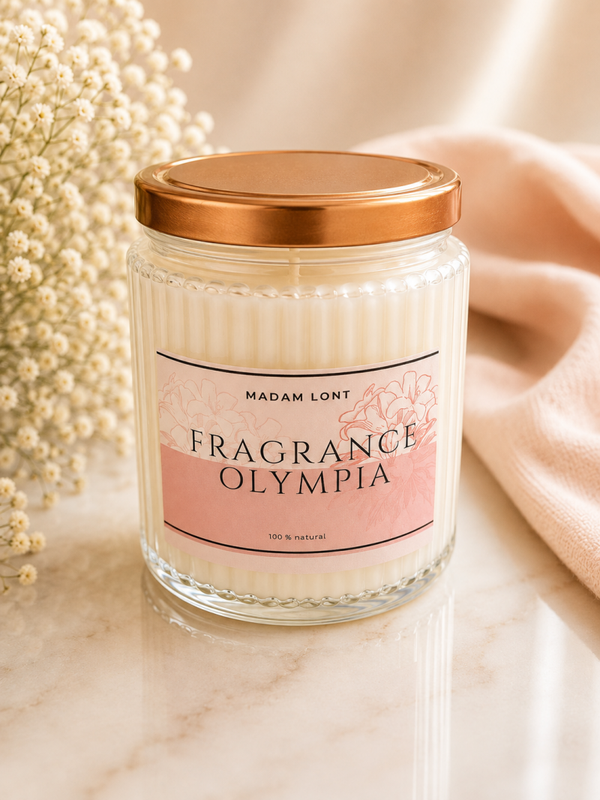 MADAM LONT - Geurkaars met deksel Fragrance Olympia
