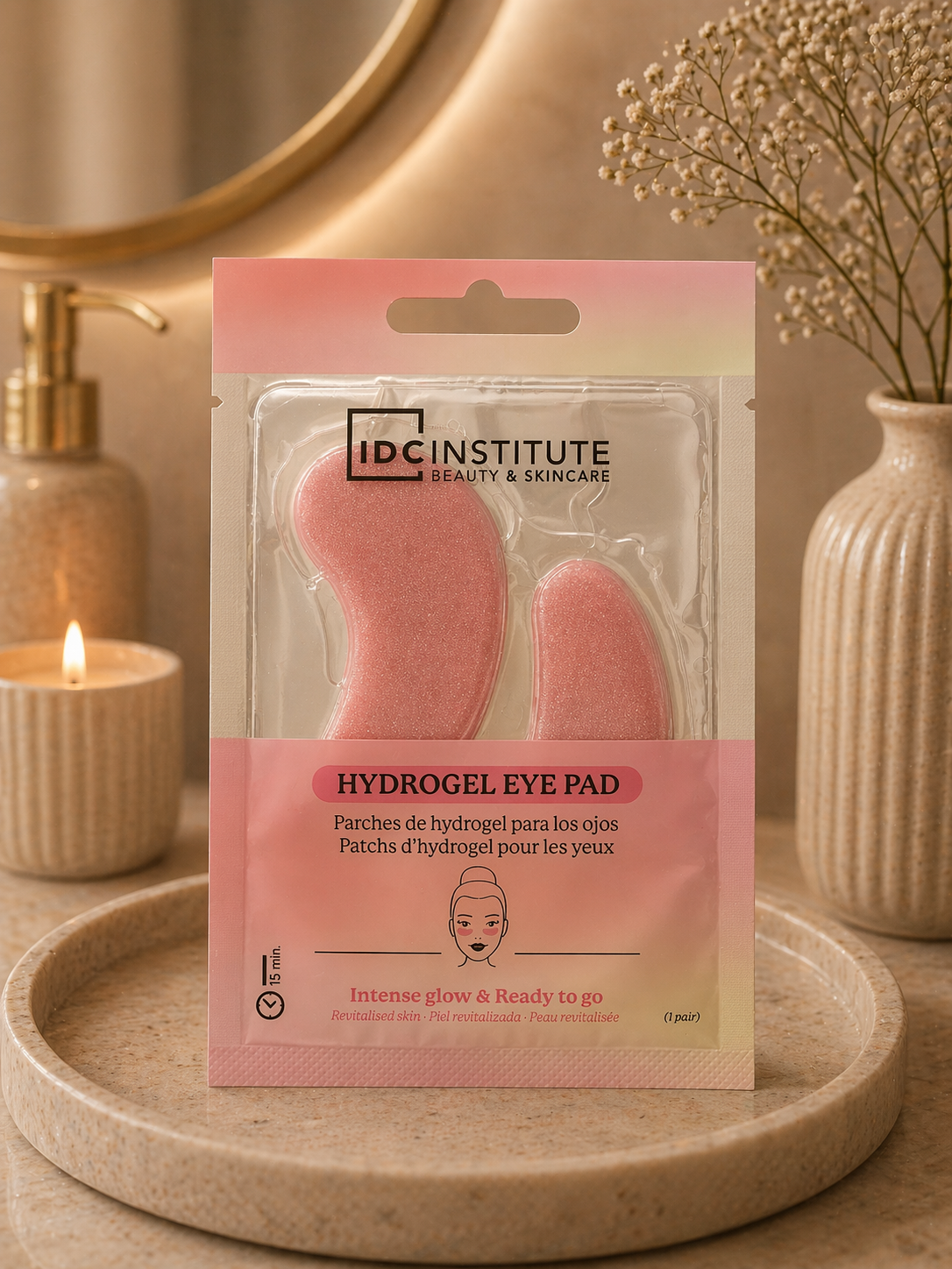 IDC INSTITUTE - Hydrogel Eye Pads – Intense Glow & Ready to Go