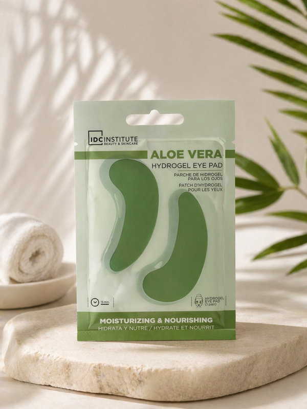 IDC INSTITUTE - Aloe Vera Hydrogel Eye Pads – Moisturizing & Nourishing