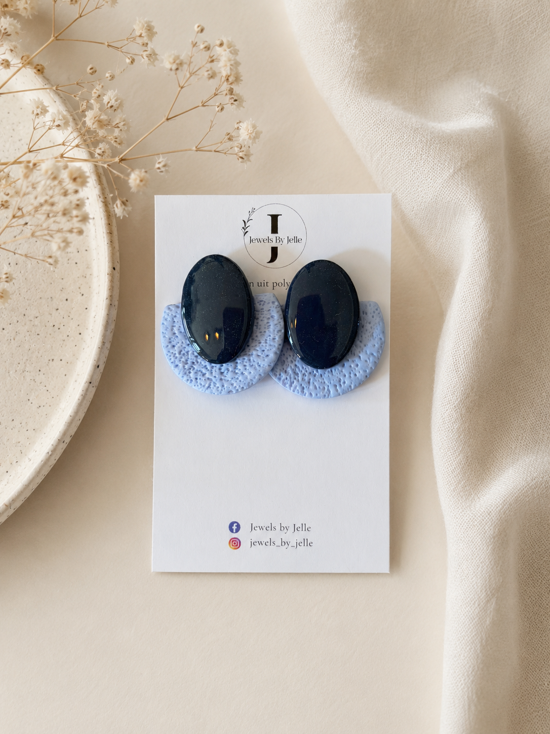 JEWELS BY JELLE - Isabelle blauw