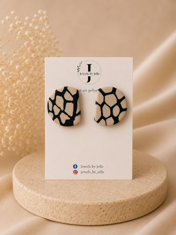 JEWELS BY JELLE -  Lucille Zwart / Beige