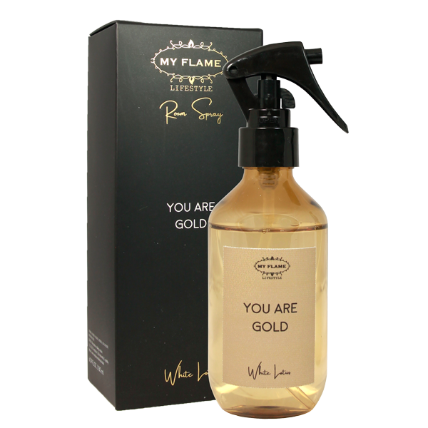 MY FLAME - Huisparfum "You are gold" White Lotus