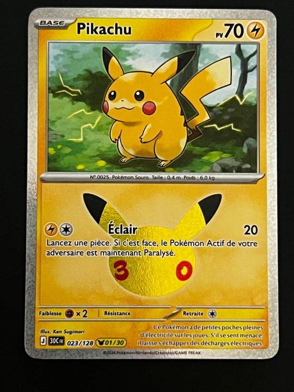 Pikachu 30ans 01/30