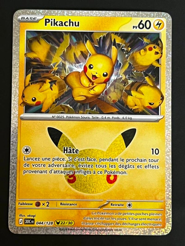 Pikachu 30ans 22/30