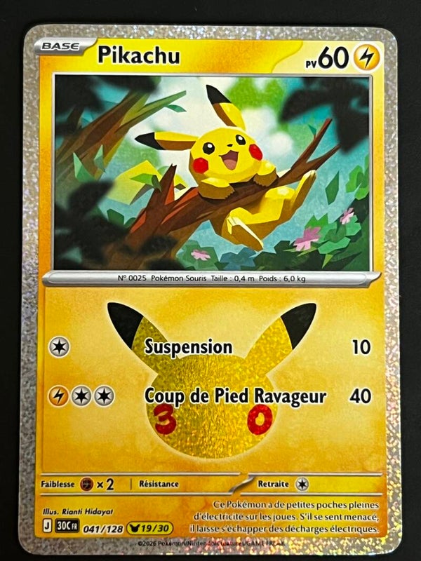 Pikachu 30ans 19/30