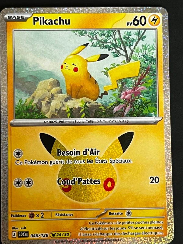 Pikachu 30ans 24/30
