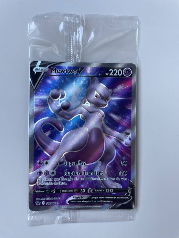 Carte Mewtwo FA Scéllé