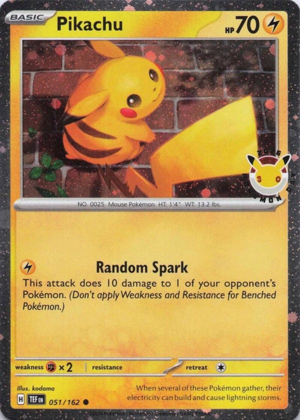Pikachu (Pokémon Day 2026) (TEF 051/162)