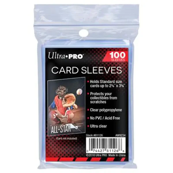 Ultra Pro Card Sleeves Clear 100 stuks