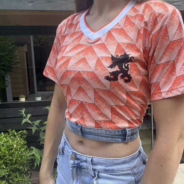 Reworked voetbalshirt 88 - Denim