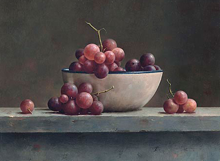 Marius van Dokkum - Druiven in kom