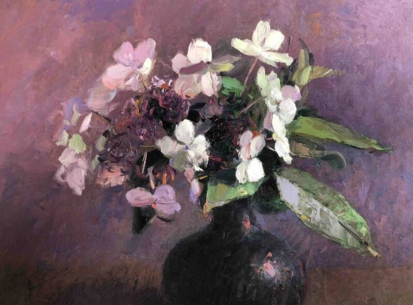 Henk Helmantel - Vaasje met bloemen