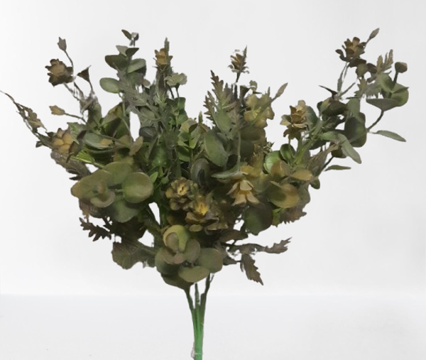 Wiązka zielonych gałązek, 33 cm, zielony, kod: 10651