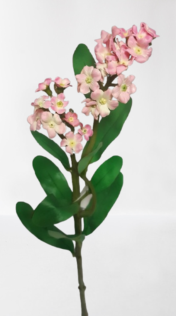 Niezapominajka – gałązka dekoracyjna, 56 cm, róż, kod: 1131301