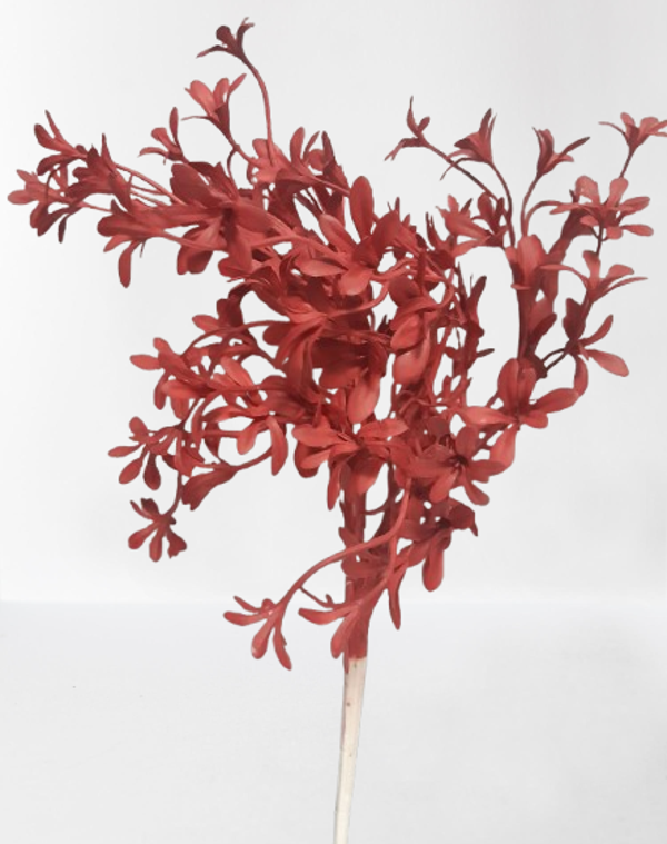 Wiązka roślin – 39 cm, bordo, kod: 17902