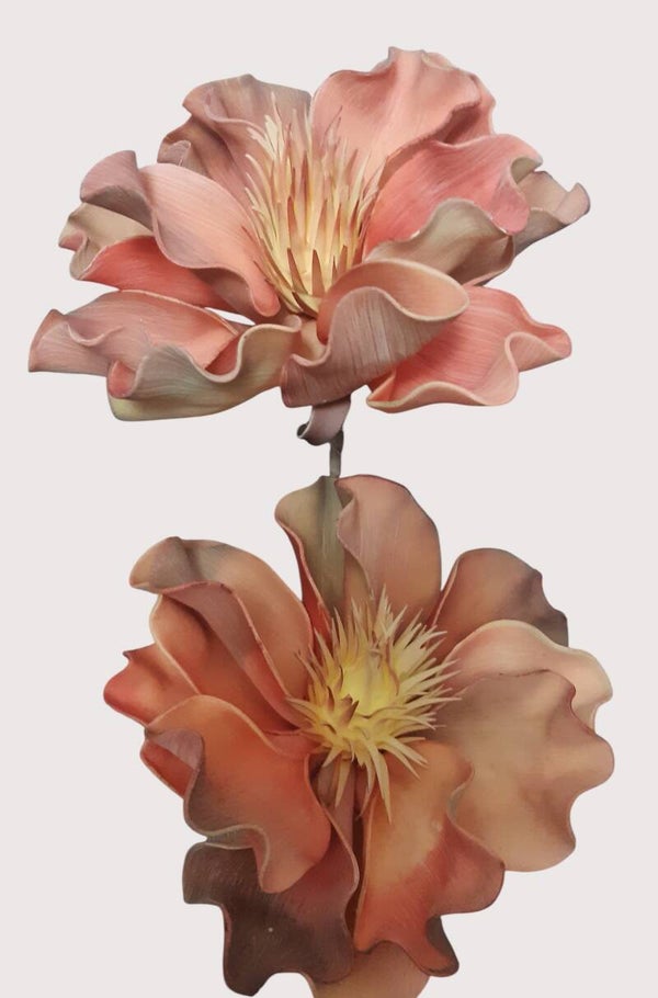 Egzotyczny kwiat z pianki, 104 cm, pomarańcz, kod: 0001
