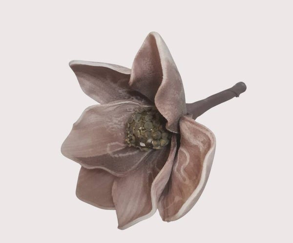 Magnolia z pianki – główka wyrobowa, 16 cm, jasny fiolet, kod: 248