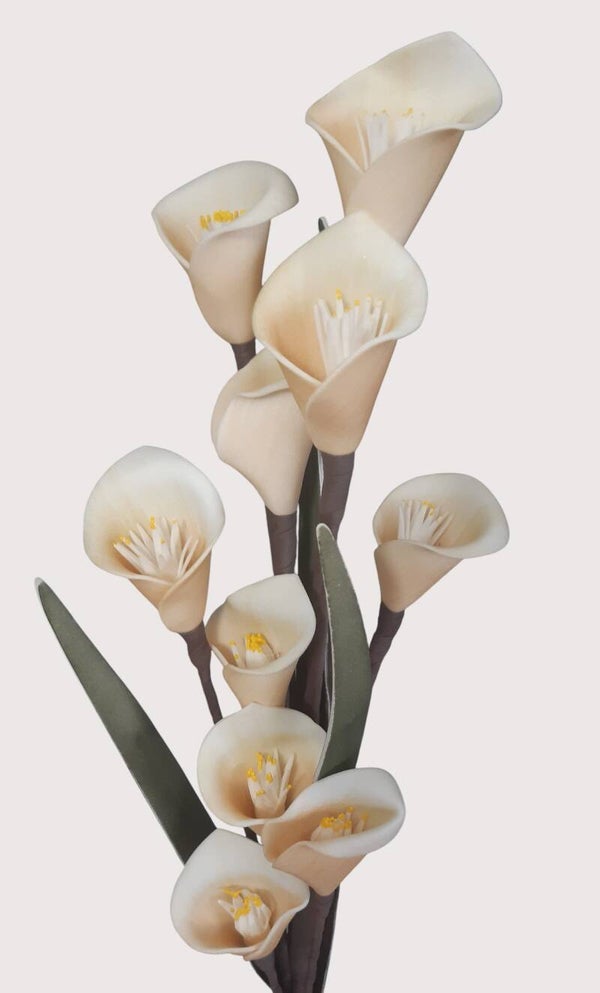 Calla z pianki, 103 cm, kremowy, kod: 1587