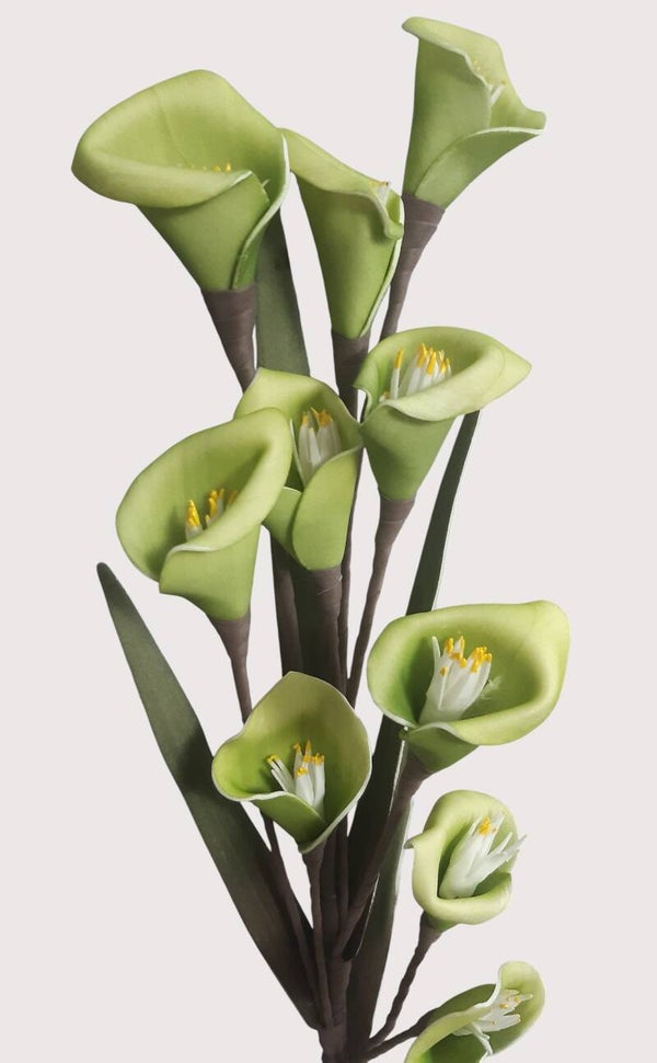 Calla z pianki, 103 cm, zielony, kod: 1587