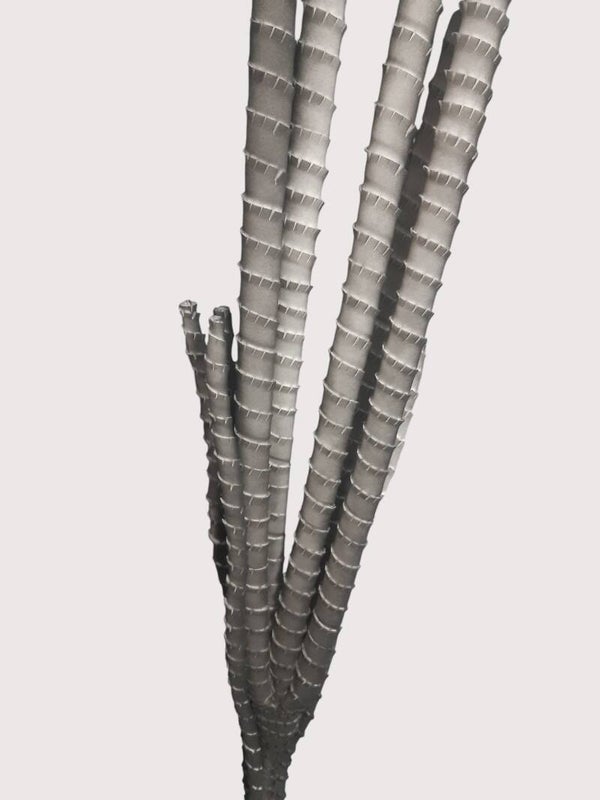 Pałki dekoracyjne z pianki, 122 cm, szary, kod: 71203