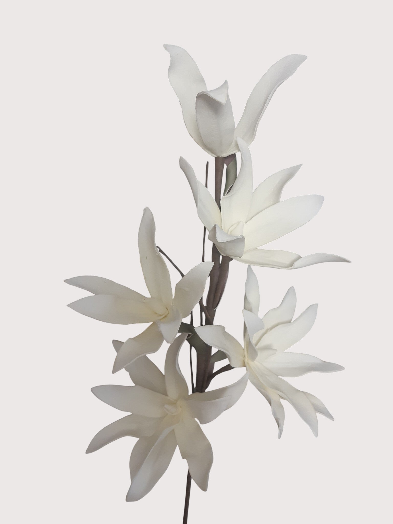 Gałązka egzotyczna z pianki, 104 cm, biały, kod: 7229 a
