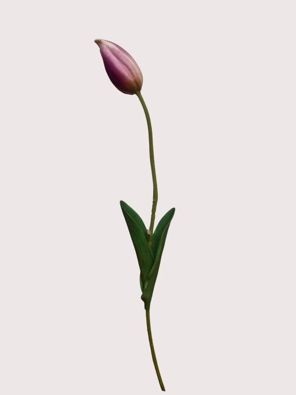 Tulipan silikonowy, 47 cm, fioletowy, kod: 167