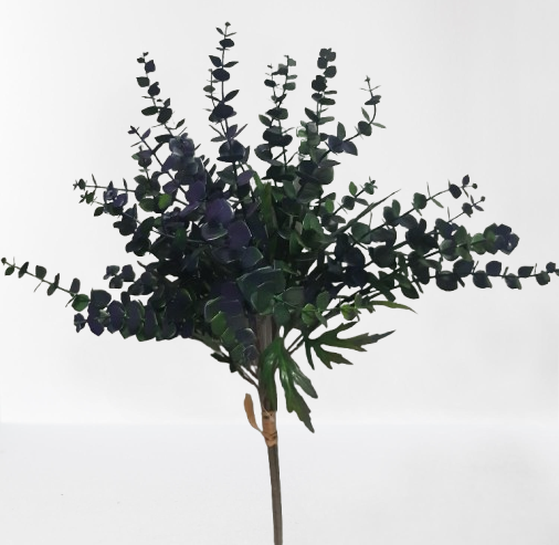 Eukaliptus wiązka, 54 cm, 4 gałązki, fiolet, kod: 2224