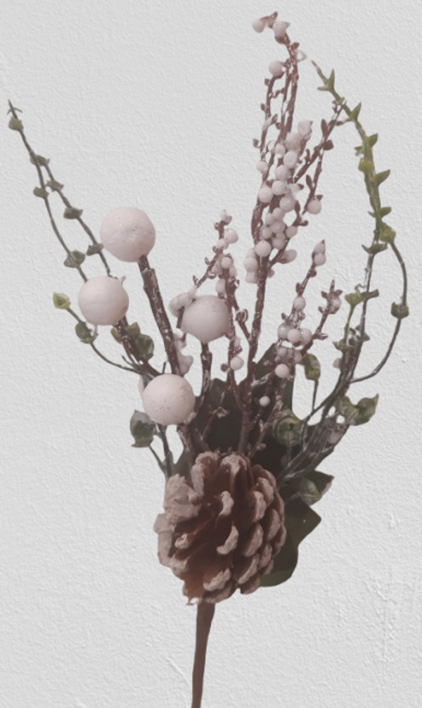 Gałązka świąteczna 27 cm, kod: 4224