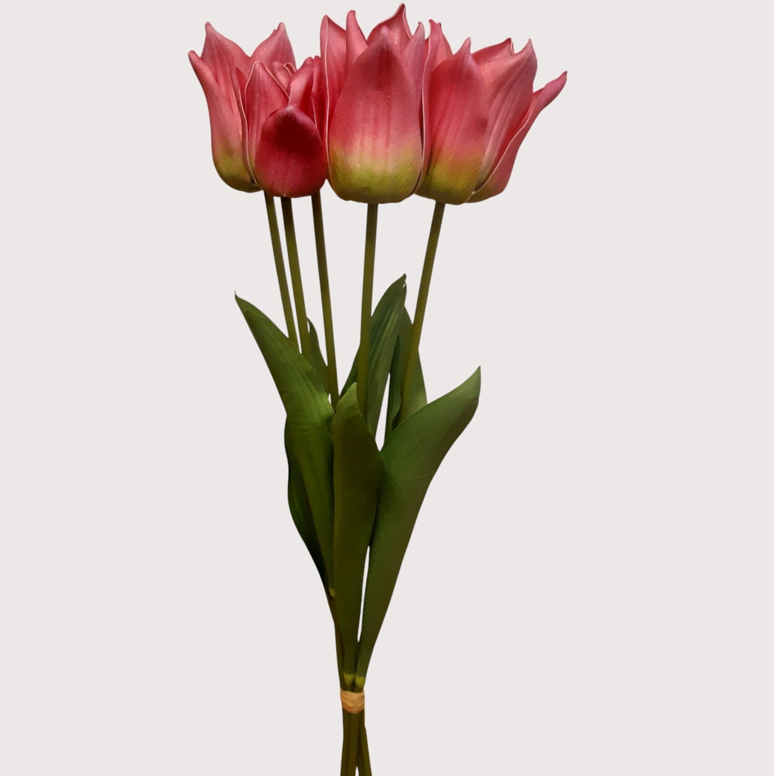 Tulipany – wiązka 5 szt., 57 cm, różowy, kod: 3150