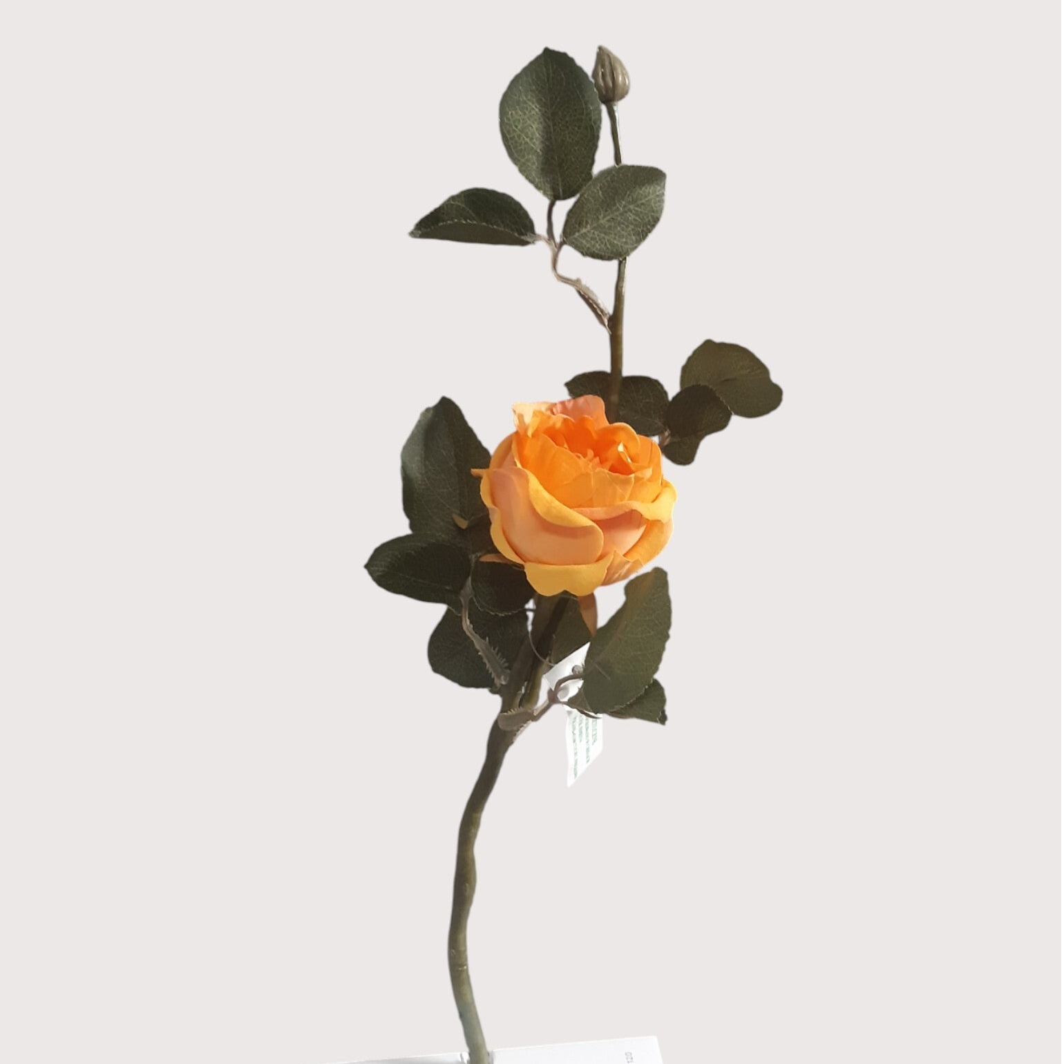 Róża na gumowej łodydze, 40 cm, żółty kod: 131578